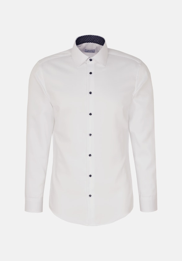 Slim Business Hemd Uni in Weiß | Seidensticker Onlineshop