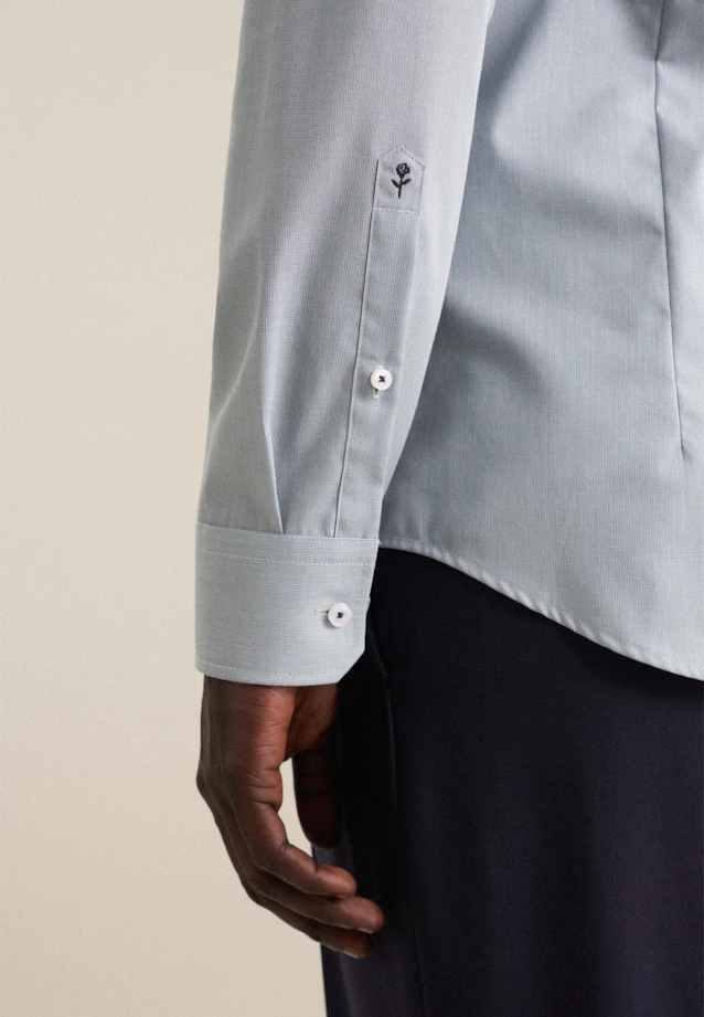 Slim Business shirt Structure in Green |  Seidensticker Onlineshop