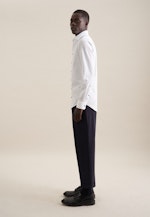 Non-iron Structure Business Shirt in Slim with Kent-Collar in White |  Seidensticker Onlineshop