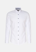 Slim Business Hemd Struktur in Weiß |  Seidensticker Onlineshop