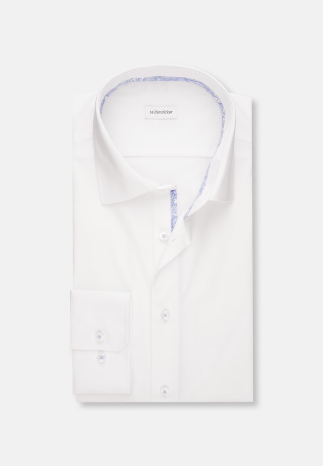 Slim Business shirt Uni in White |  Seidensticker Onlineshop