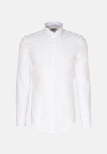 Non-iron Poplin Business Shirt in Slim with Kent-Collar in White |  Seidensticker Onlineshop