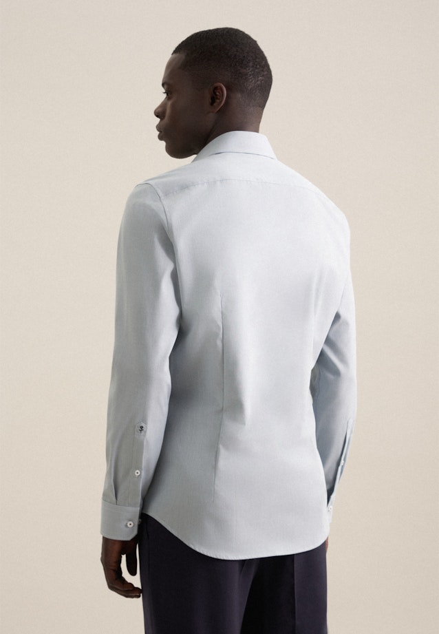 Shaped Business Hemd Struktur in Grün |  Seidensticker Onlineshop