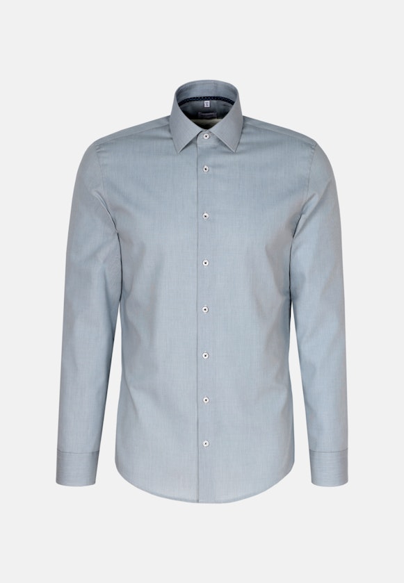 Business shirt in Shaped with Kent-Collar in Green |  Seidensticker Onlineshop