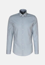 Shaped Business shirt Structure in Green |  Seidensticker Onlineshop