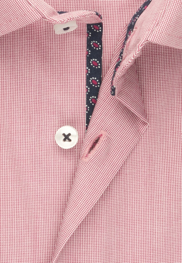 Chemise Business Shaped Structuré Col Kent in Rose Fuchsia |  Seidensticker Onlineshop