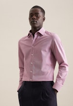 Chemise d'affaires Shaped Structuré Col Kent in Rose Fuchsia |  Seidensticker Onlineshop