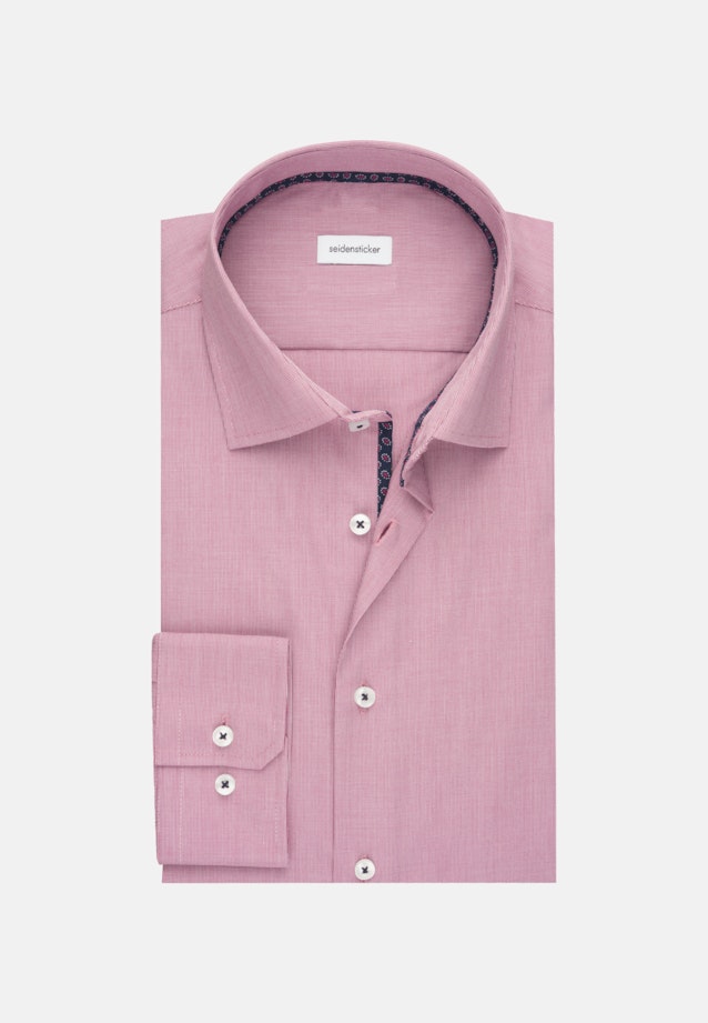 Chemise d'affaires Shaped Structuré Col Kent in Rose Fuchsia |  Seidensticker Onlineshop