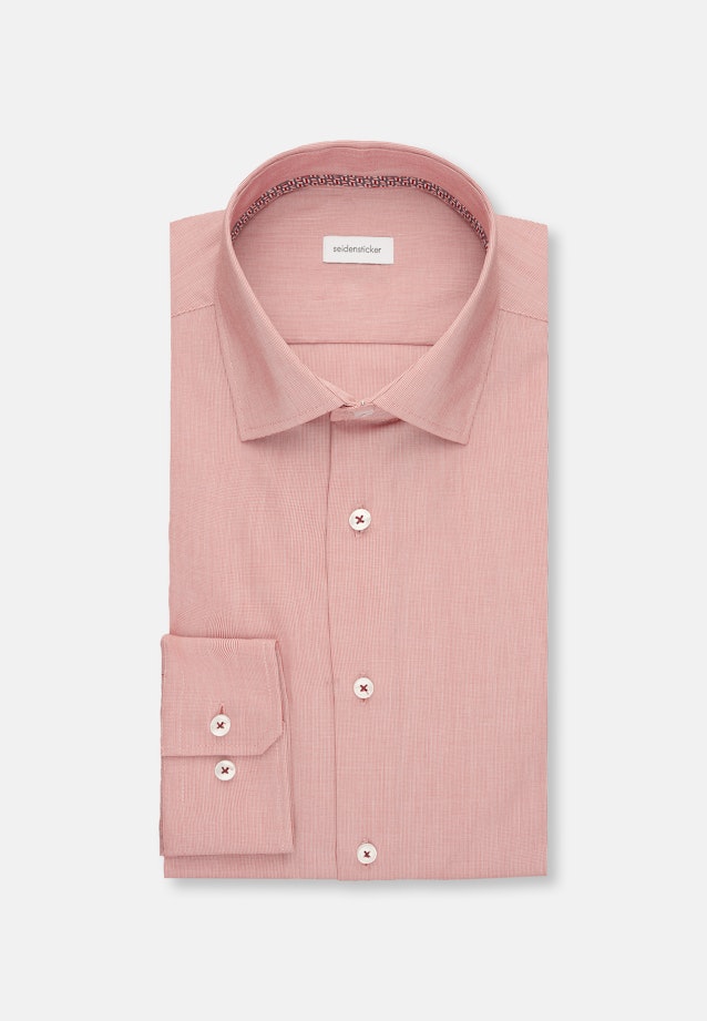 Shaped Business Hemd Struktur in Orange |  Seidensticker Onlineshop