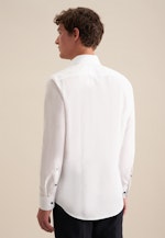 Shaped Business Hemd Struktur in Weiß |  Seidensticker Onlineshop
