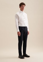 Business shirt in Shaped with Kent-Collar in White |  Seidensticker Onlineshop