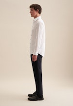 Shaped Business Hemd Struktur in Weiß |  Seidensticker Onlineshop