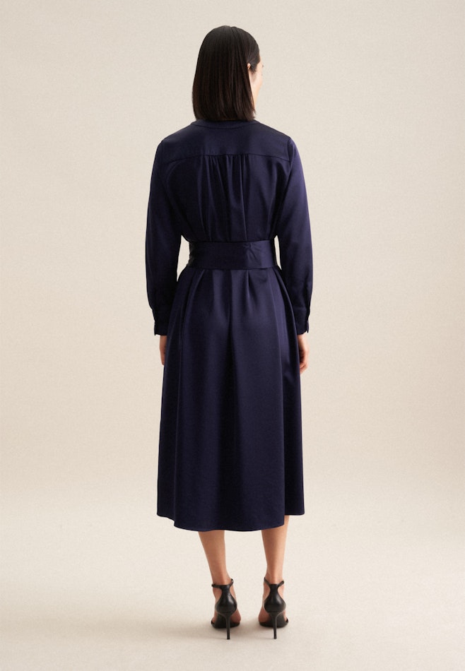 V-Neck Dress in Dark Blue | Seidensticker online shop
