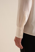 lange Arm Krepp Shirtblouse in Ecru |  Seidensticker Onlineshop