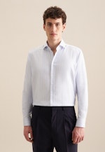 Regular Business Hemd Streifen in Hellblau |  Seidensticker Onlineshop