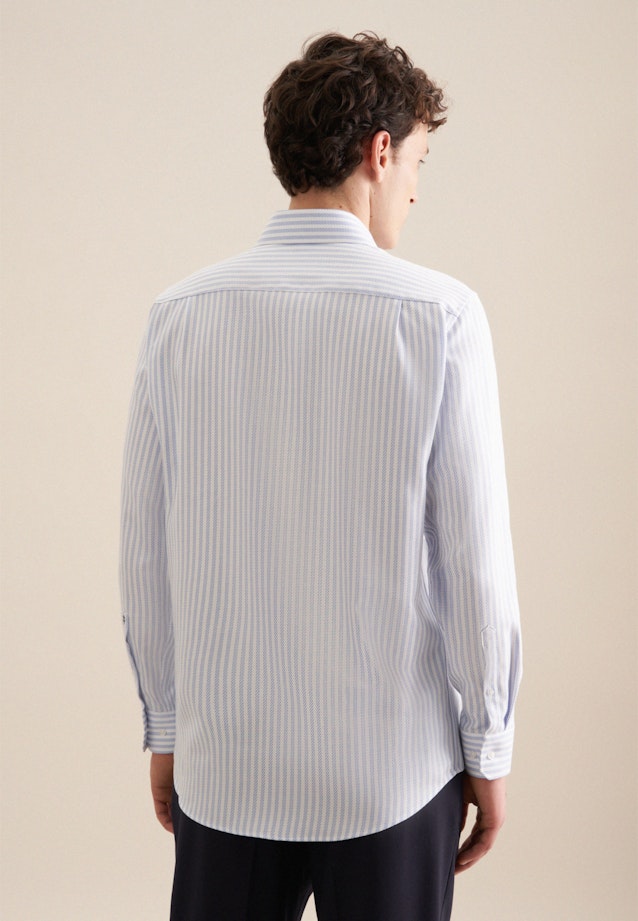 Regular Business Hemd Streifen in Hellblau |  Seidensticker Onlineshop