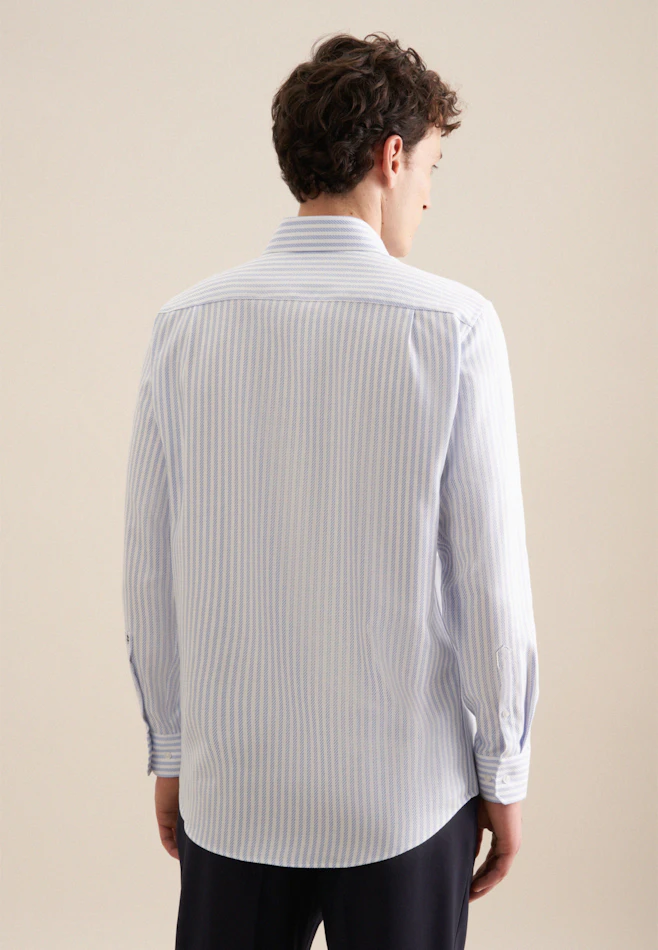 Regular Chemise d'affaires rayures dans Bleu Clair | Boutique en ligne Seidensticker