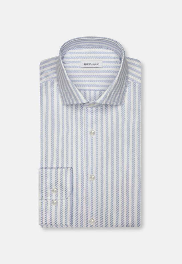 Regular Business Hemd Streifen in Hellblau |  Seidensticker Onlineshop