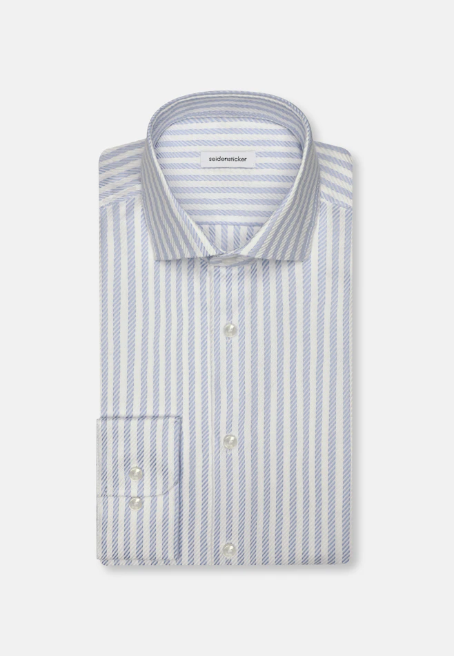 Regular Chemise d'affaires rayures dans Bleu Clair | Boutique en ligne Seidensticker