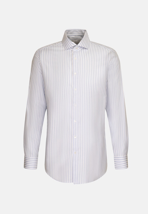 Regular Business Hemd Streifen in Hellblau |  Seidensticker Onlineshop