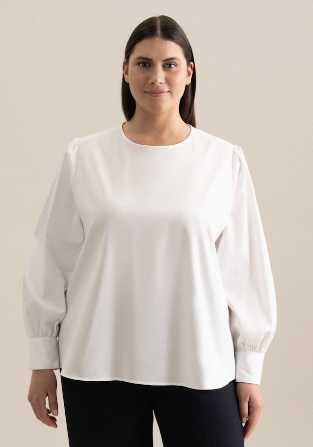 Seidensticker Curvy Rundhals Shirtbluse Regular
