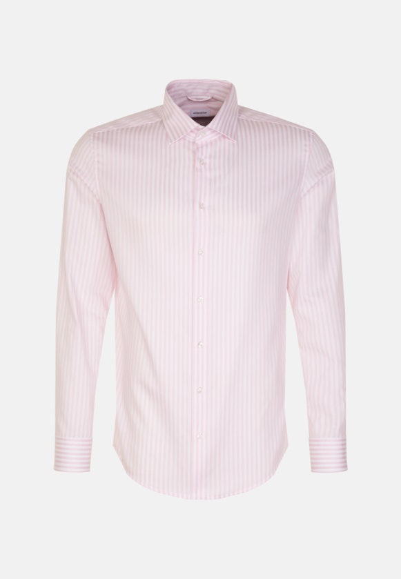 Chemise Business Regular Structuré Col Kent in Rose Fuchsia |  Seidensticker Onlineshop