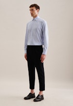 Non-iron Structure Business shirt in Regular with Kent-Collar in Light Blue |  Seidensticker Onlineshop