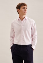 Non-iron Structure Business shirt in Regular with Kent-Collar in Pink |  Seidensticker Onlineshop