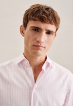 Non-iron Structure Business shirt in Regular with Kent-Collar in Pink |  Seidensticker Onlineshop