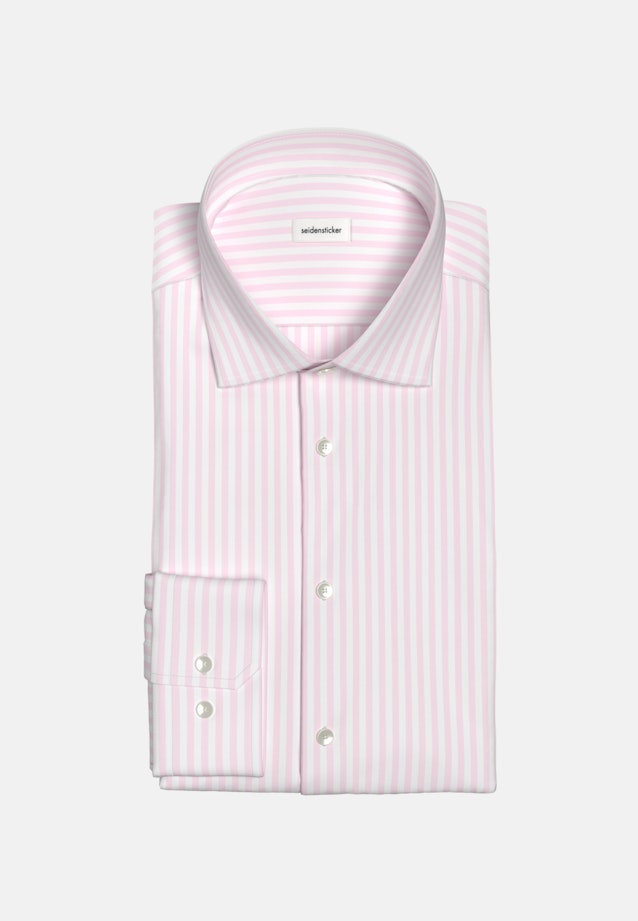 Non-iron Structure Business shirt in Regular with Kent-Collar in Pink |  Seidensticker Onlineshop