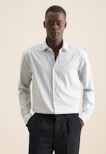 Regular Business Hemd Gestreift in Grün |  Seidensticker Onlineshop