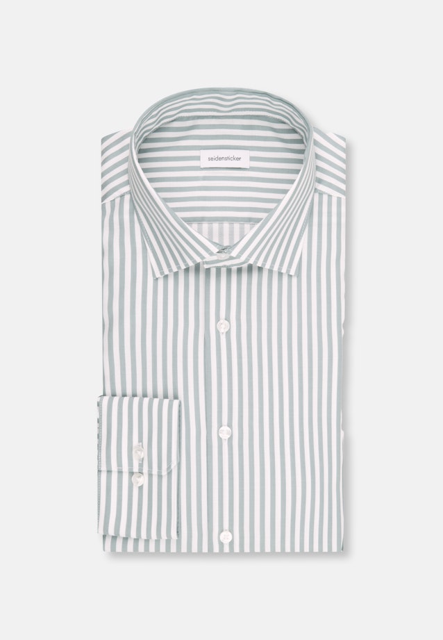 Regular Business Hemd Gestreift in Grün |  Seidensticker Onlineshop