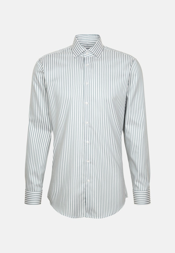 Regular Business Hemd Gestreift in Grün |  Seidensticker Onlineshop