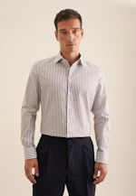 Regular Chemise d'affaires Rayures in Marron |  Seidensticker Onlineshop