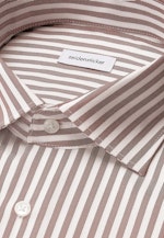 Regular Business Hemd Gestreift in Braun |  Seidensticker Onlineshop