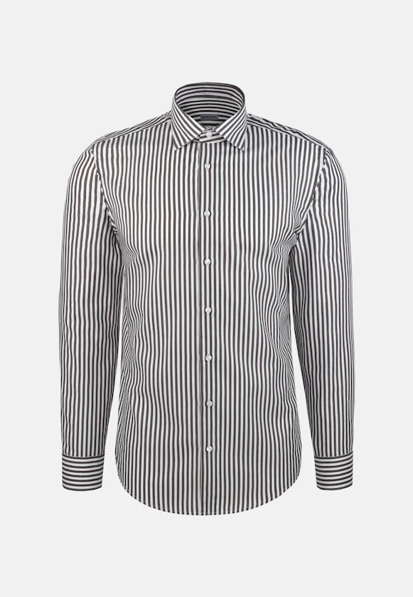 Regular Chemise d'affaires Rayures in Marron |  Seidensticker Onlineshop