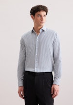 Regular Business Hemd Gestreift in Grün |  Seidensticker Onlineshop