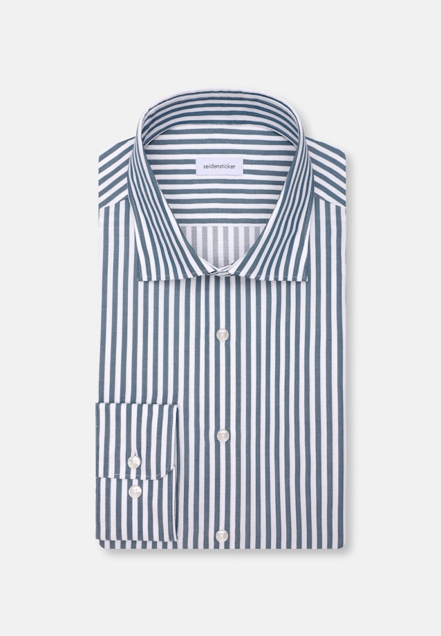 Regular Business Hemd Gestreift in Grün |  Seidensticker Onlineshop