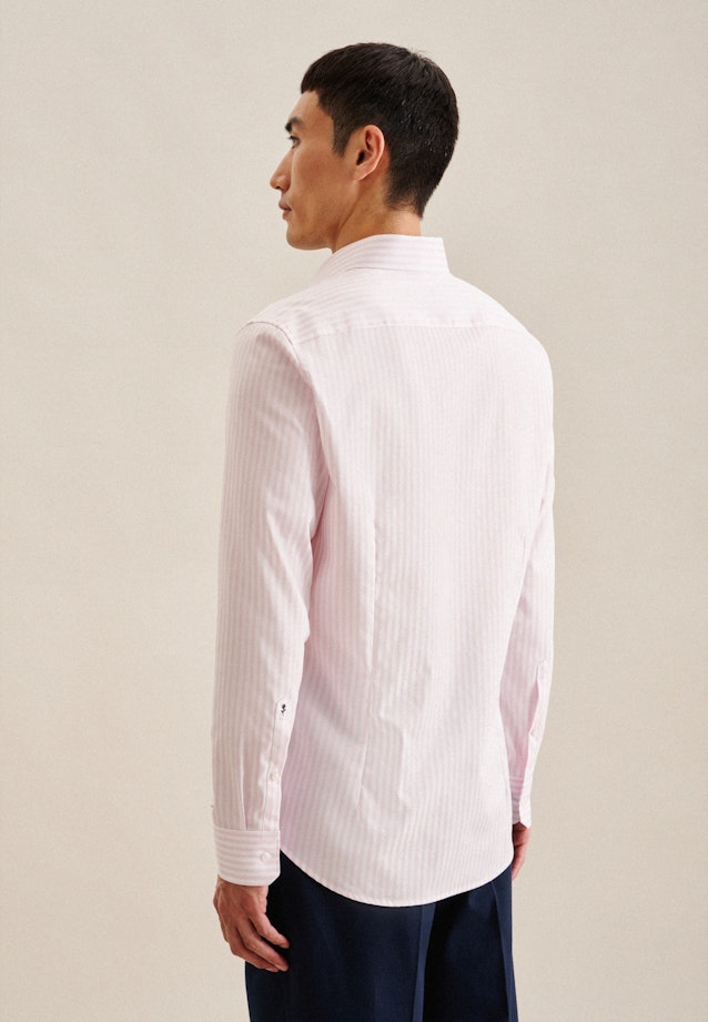 Non-iron Structure Business Shirt in Shaped with Kent-Collar in Pink |  Seidensticker Onlineshop