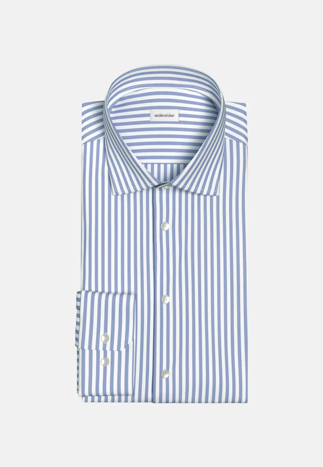 Shaped Chemise d'affaires Rayures in Bleu Moyen |  Seidensticker Onlineshop