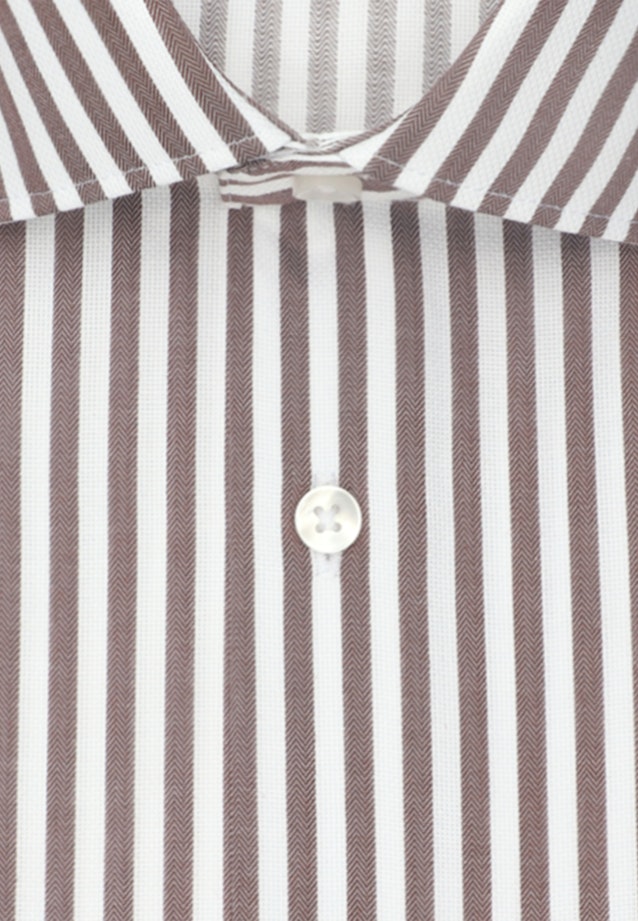 Shaped Chemise d'affaires Rayures in Marron |  Seidensticker Onlineshop