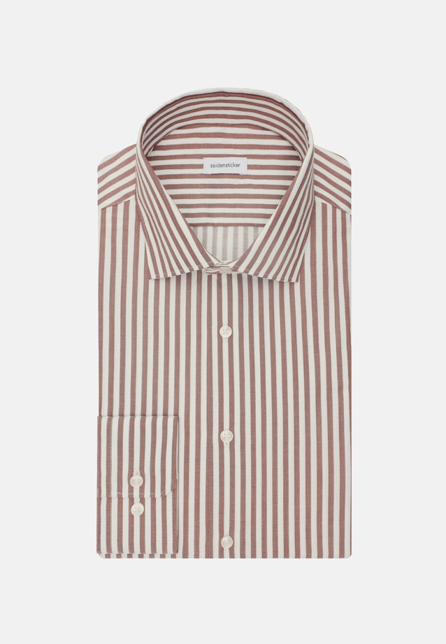 Shaped Chemise d'affaires Rayures in Marron |  Seidensticker Onlineshop