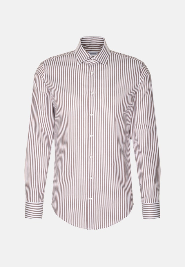 Shaped Chemise d'affaires Rayures in Marron |  Seidensticker Onlineshop