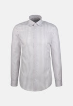 Shaped Business Hemd Gestreift in Grau |  Seidensticker Onlineshop