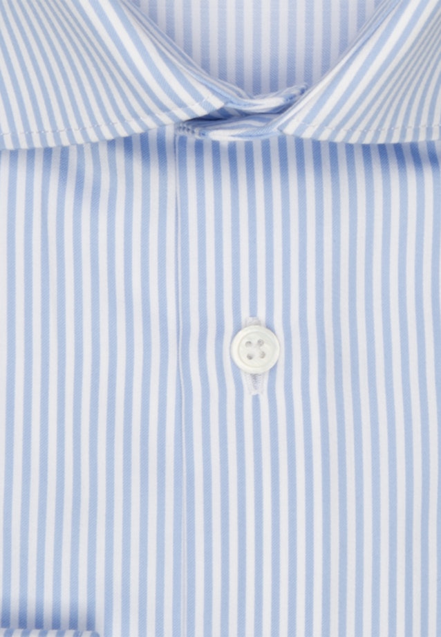 Slim Business Hemd Gestreift in Mittelblau |  Seidensticker Onlineshop