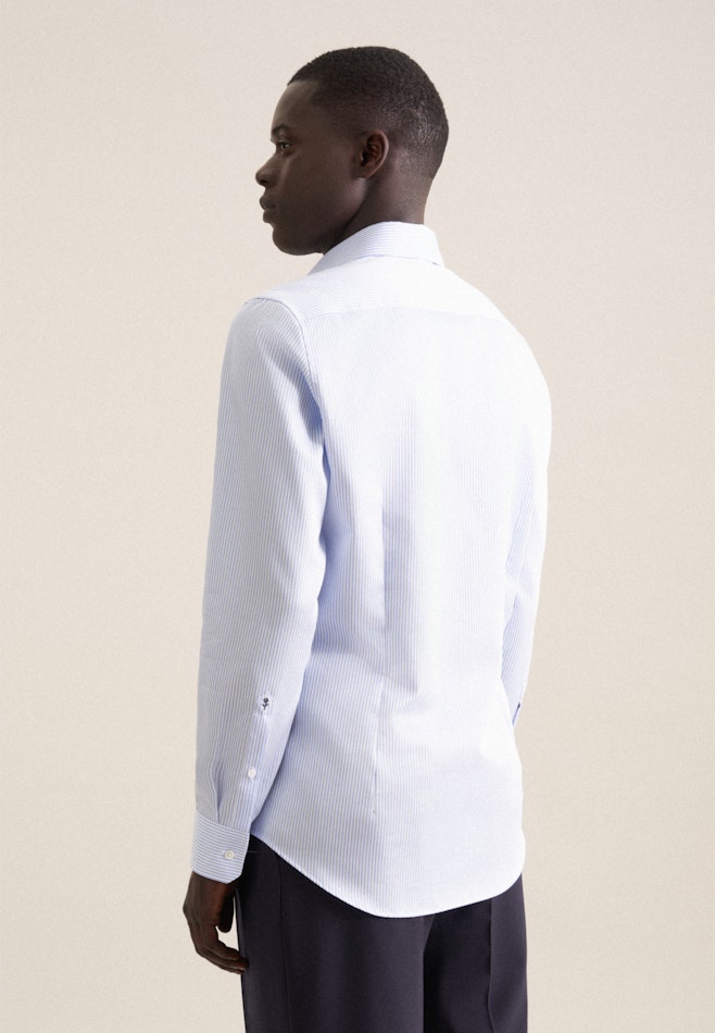 Slim prodtyp Rayures dans Bleu Moyen | Boutique en ligne Seidensticker