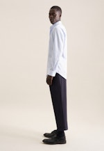Slim Business Hemd Gestreift in Mittelblau |  Seidensticker Onlineshop