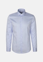 Slim Business Hemd Gestreift in Mittelblau |  Seidensticker Onlineshop