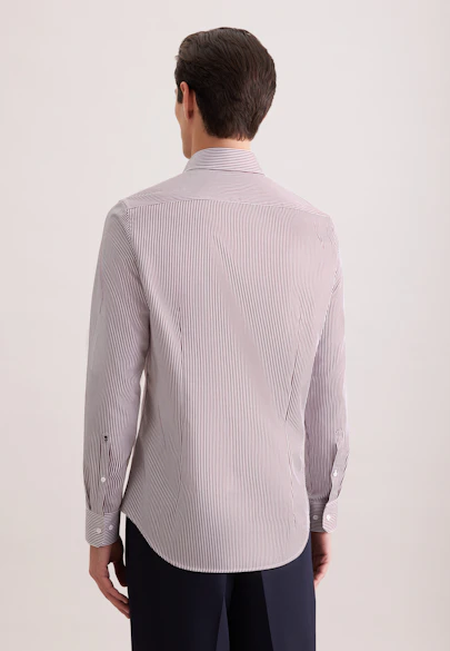 Slim Business Hemd Gestreift in Rot |  Seidensticker Onlineshop