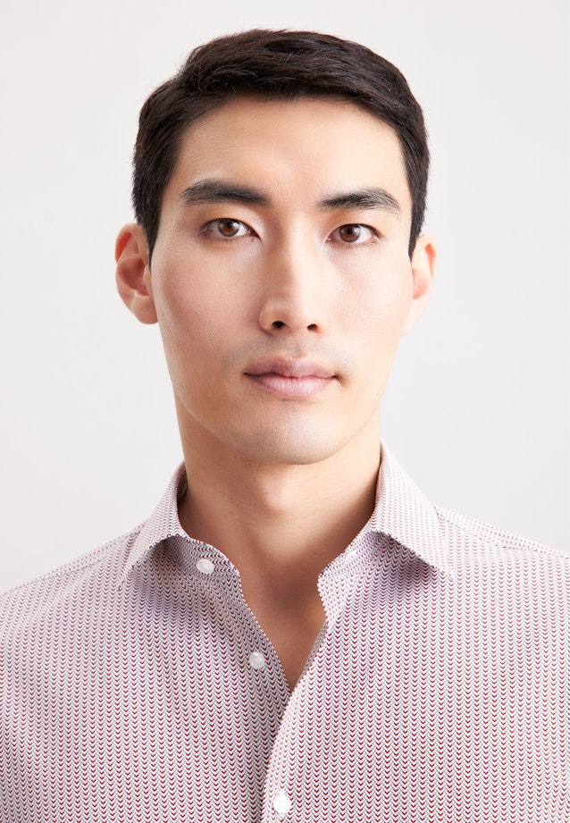 Slim Business Hemd Gestreift in Rot |  Seidensticker Onlineshop